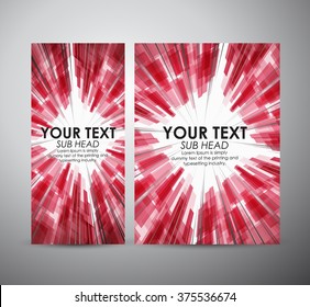 Abstract red line digital. Graphics resources design template. Vector illustration