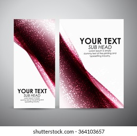 Abstract red line. Graphic resources design template. Vector illustration