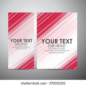 Abstract red line. Graphic resources design template. Vector illustration