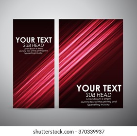 Abstract red line. Graphic resources design template. Vector illustration
