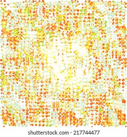 abstract red line orange wave yellow band background vector