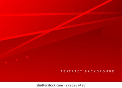 Vermelho abstrato com fundo de forma de linha com espaço para texto e mensagem. design de modelo