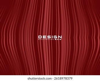 Abstract red lines background. Abstract red geometric lines on red background. Modern shiny gradient red futuristic pattern. Futuristic technology concept, suitable for covers, posters, banners, flyer