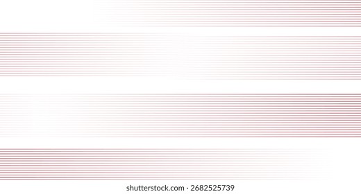 Fondo de gradación de líneas rojas Abstractas. Simple desvanecimiento paralelo delgado. Buen diseño.