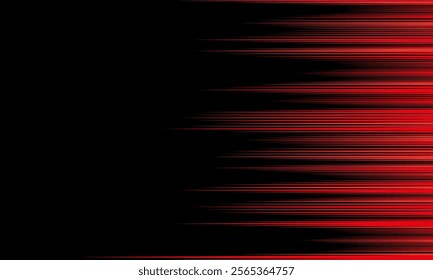 Abstract red Lines on a Black Background Creating Motion Effect