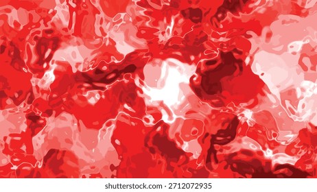La animación líquida roja Abstractas con movimiento fluido crea un fondo dinámico y artístico, abstrae el agua plástica A, el stock de la Regalías.
