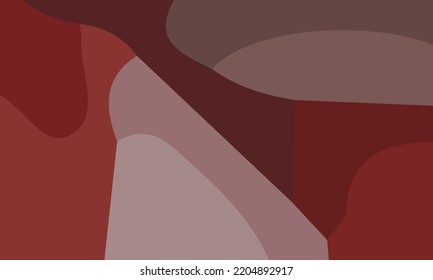 Abstract red liquid background. Design with various  shapes and contrasting colors. Suitable for posters and banners