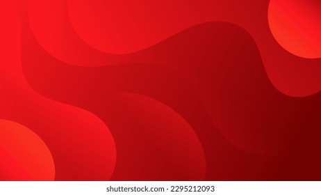 Abstract Red liquid background. Modern  background design. gradient color. Dynamic Waves. Fluid shapes composition.  Fit for website, banners, wallpapers, brochure, posters