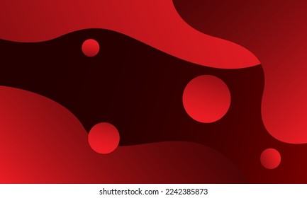 Abstract red liquid background. Vector illustration