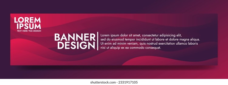 Abstract  red  Liquid Banner Template. Modern  background design. gradient color. Dynamic Waves. Fluid shapes composition.  Fit for banners