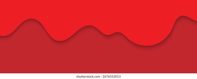 Abstract Red Liquid Dripping Background