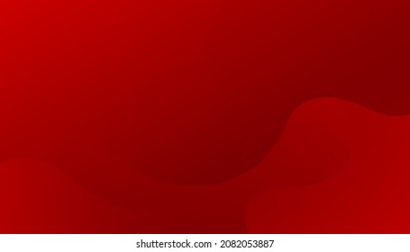 Abstract red liquid wave background. Futuristic abstract composition. Vector Illustration
