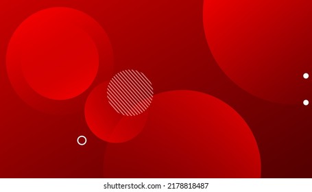 Abstract Red Liquid Wave Background. Trendy Abstract Gradient Shapes Composition. Eps10 Vector. Landing Page Template