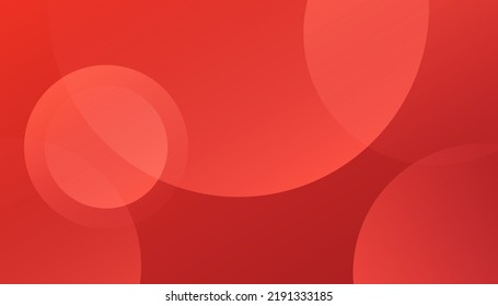 Abstract Red Liquid Wave Background. Circle Creative Wallpaper. Design Background. Trendy Gradient Shapes Composition. Eps10 Vector Fluid 