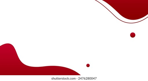 Abstractas fondo de onda líquida roja. Composición de Formas dinámicas.