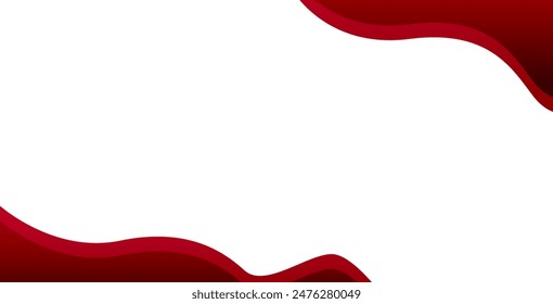 Abstractas fondo de onda líquida roja. Composición de Formas dinámicas.