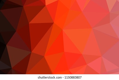 Abstract red low poly geometric pattern design background, EPS10