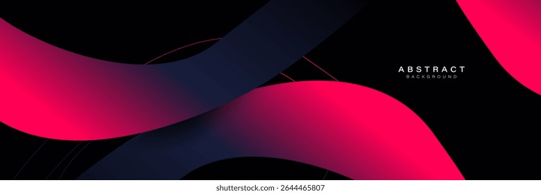 Abstract red and magenta digital dynamic wave background. Futuristic hi-technology concept. Business banners, flyers, and presentations. Vector illustration