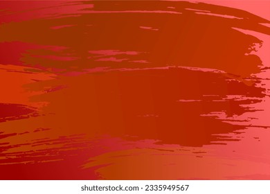 Abstract red maroon background with brush stroke style. Template illustration with scratch and texture effect.  