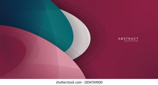 Abstract red maroon soft color background with modern fashion style concept for presentation design. Vector illustration for modern brochure design, business card background and much more