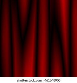 Abstract red mesh background with futuristic fabric, silk texture and ambient occlusion effect for design concepts, wallpapers, presentations, web and prints. Vector illustration.