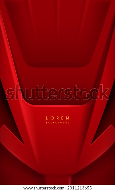 Abstract red metal\
technology background