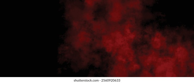 Abstract Red Mist and Smoky Texture with Black Shadows for Creative and Emotional Visuals
