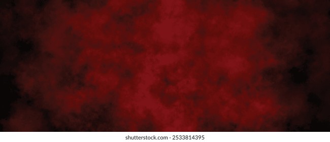 Abstract red misty cloud with swirling smoke in a dark environment, ideal for creating intense visuals
