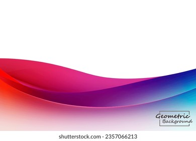 Abstrakter roter Mix geometrisch. Einzeln auf weißem Hintergrund. Vektorgrafik.