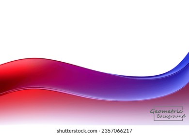 Abstrakter roter Mix geometrisch. Einzeln auf weißem Hintergrund. Vektorgrafik.