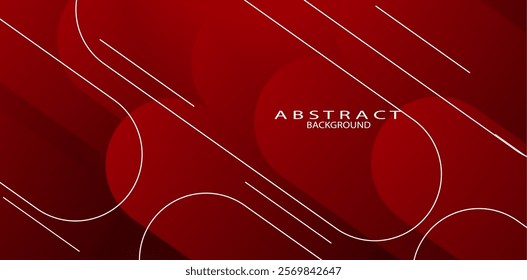 Abstract Red modern background . Suit for business, institution, conference, party, Vector illustration.