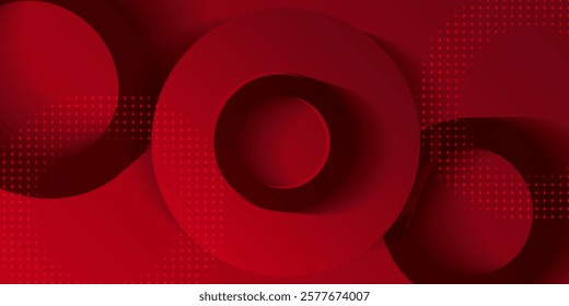 Abstract red modern banner background. for business corporate, brochure, flyer, wallpaper, banner, presentation