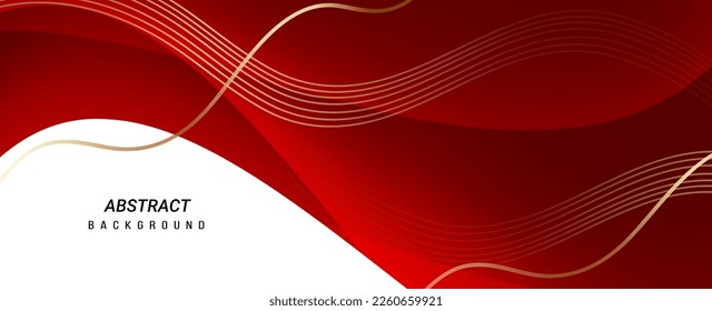 Resumen rojo moderno decorativo estilizado vector de fondo de onda