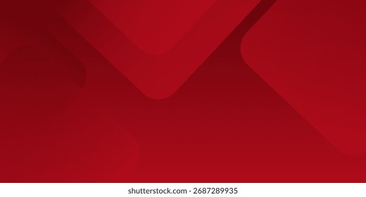 Fondo de degradado de Formas modernas rojas Abstractas.