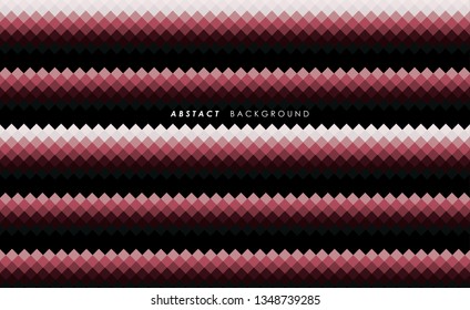 Abstract red modern square - Vector Background.