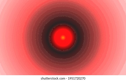 abstract red monster eyes illustration