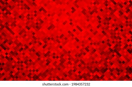 Resumen del fondo del mosaico rojo, elementos geométricos