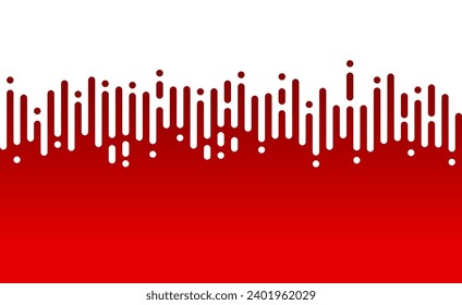 Abstract red mustard rounded lines background 
