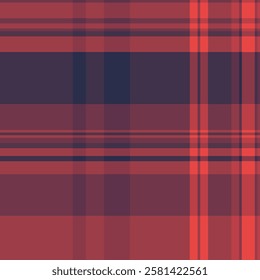 Abstract red and navy plaid pattern.  Perfect for textile design, website backgrounds, or fashion projects.  This modern, geometric design offers a versatile and stylish texture.