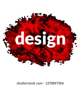 Abstract red nebula background