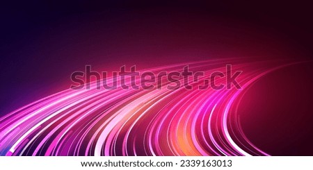 Image, Stock Photo Traffic light shows red