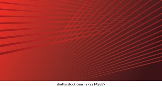 Abstractas matices rojos con gradación de color, delgadas líneas diagonales dispuestas de cerca e irradiando desde una dirección Volumen 1