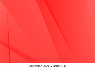Resumen rojo sobre fondo rojo claro diseño moderno. Ilustración del vector EPS 10.