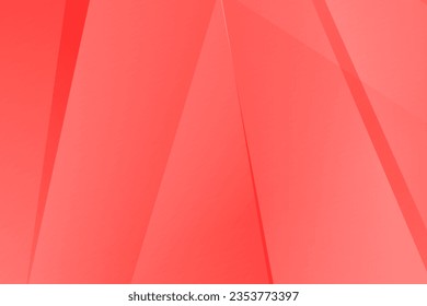 Resumen rojo sobre fondo rojo claro diseño moderno. Ilustración del vector EPS 10.