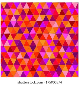 Abstract red - orang mosaic background