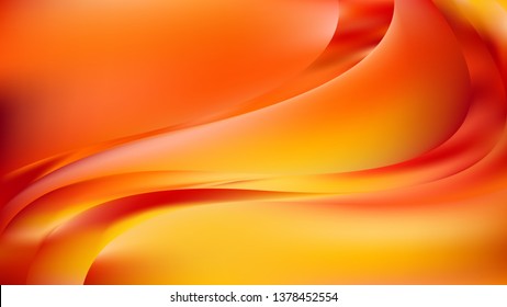 Abstract Red and Orange Background Design