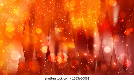 Abstract Red and Orange Blur Lights Background