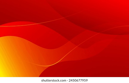Abstrakter roter und orangefarbener Hintergrund. Vektorillustration – Stockvektorgrafik