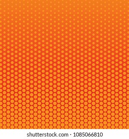 Abstract red and orange color of circle shapes halftone pattern. Texture pixel Curved mosaic dotted background.
Pop art template. Vector illustration