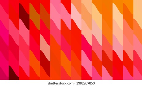 Abstract Red and Orange Geometric Shapes Background Vector Graphic